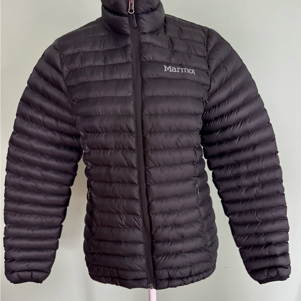 Marmot Black Jacket Small Featherless